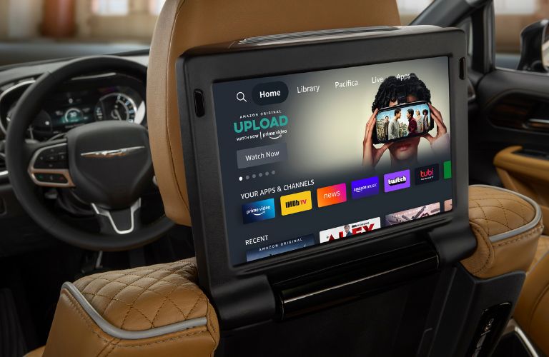 Rear Seat Entertainment in the 2022 Chrysler Pacifica