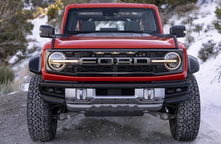 Front view of a 2022 Ford Bronco